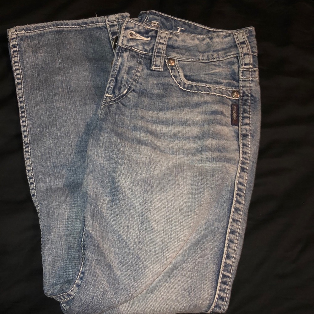 Silver capris